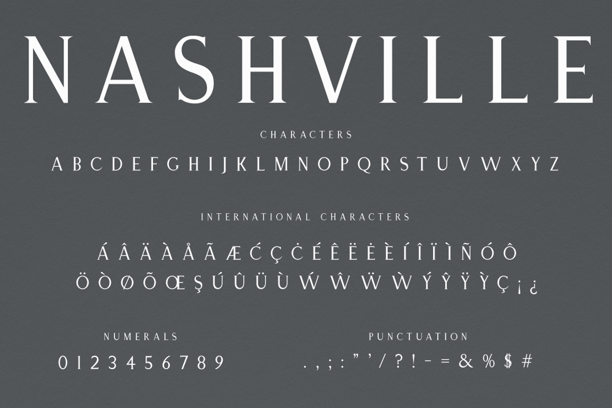 Nashville | Elegant Serif Typeface, a Serif Font by Josh O. (Photo 6 of 6)