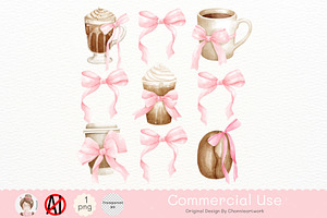 Coffee Girly PNG, Coquette Png