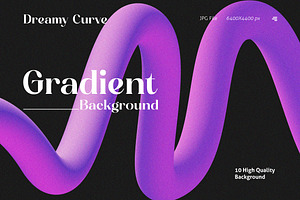 Dreamy Curve Gradient Background