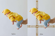 23 Golden Floral Photoshop Overlay, a Background Graphic by 3Motional (Thumbnail 3 of 21)