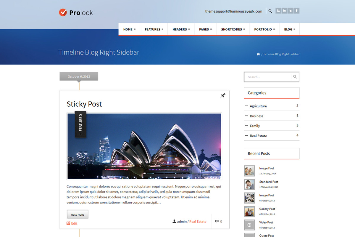 Prolook - Multipurpose Theme, a WordPress Template by ToobaDesign (Photo 5 of 5)