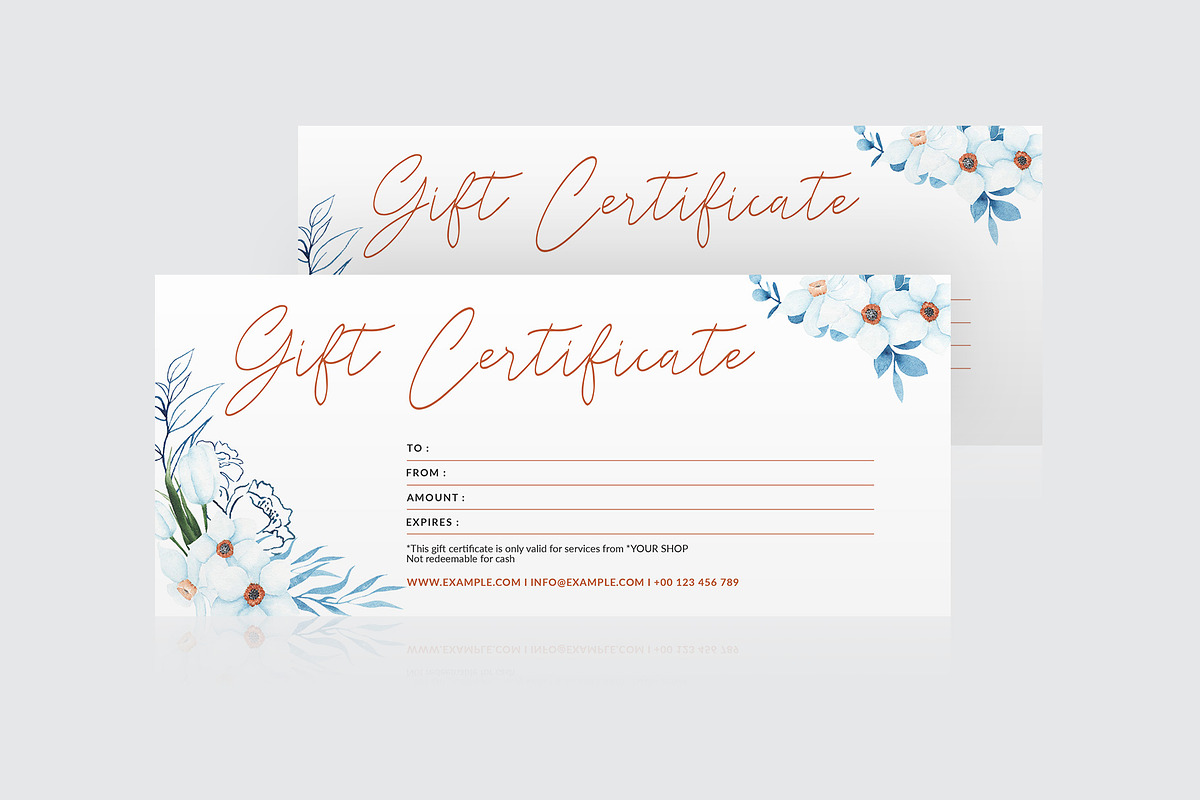 Gift Certificate, a Card Template by Amit Debnath (Photo 3 of 3)