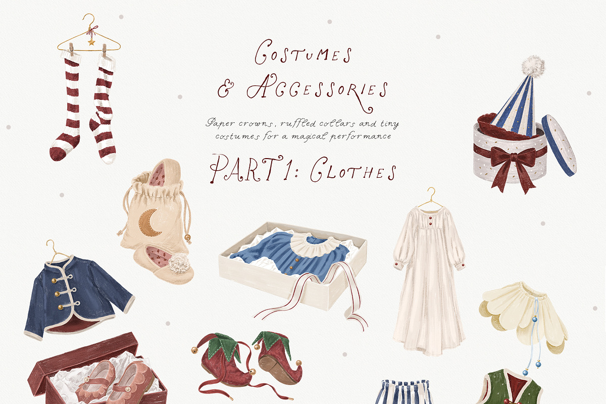 Christmas Theatre Clipart 230+, a Seasonal Illustration by Muse Artist (Photo 17 of 22)