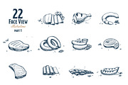 Barbecue hand drawn illustration set, a Food Illustration by Alfazet Chronicles (Thumbnail 6 of 8)
