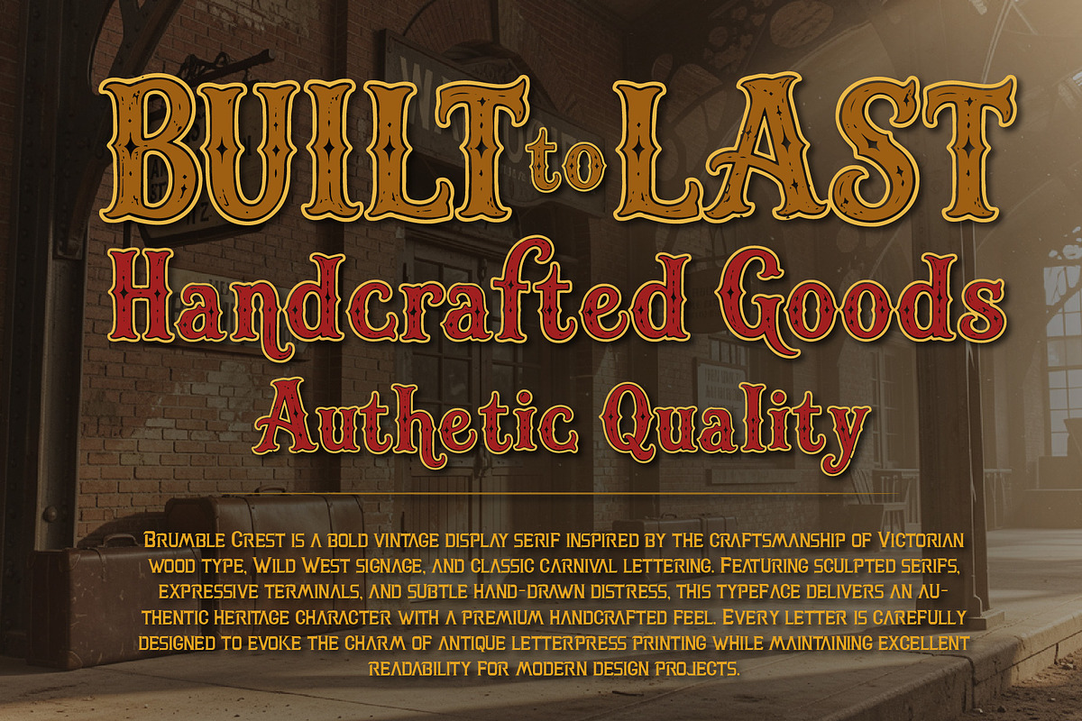Brumble Crest - Carnival Wonders, a Handwritten Font by HypeWorksCo (Photo 6 of 17)