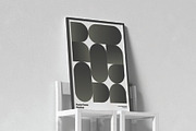 Minimalist Poster Wall Frame Mockup, a Packaging Mockup by DesignRushMarket (Thumbnail 8 of 16)