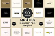 50 INSPIRING INSTAGRAM TEMPLATE, a Social Media Template by RB Boutique (Thumbnail 1 of 10)