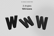 3D Alphabets & Numbers, a 3D by neueworld (Thumbnail 4 of 6)
