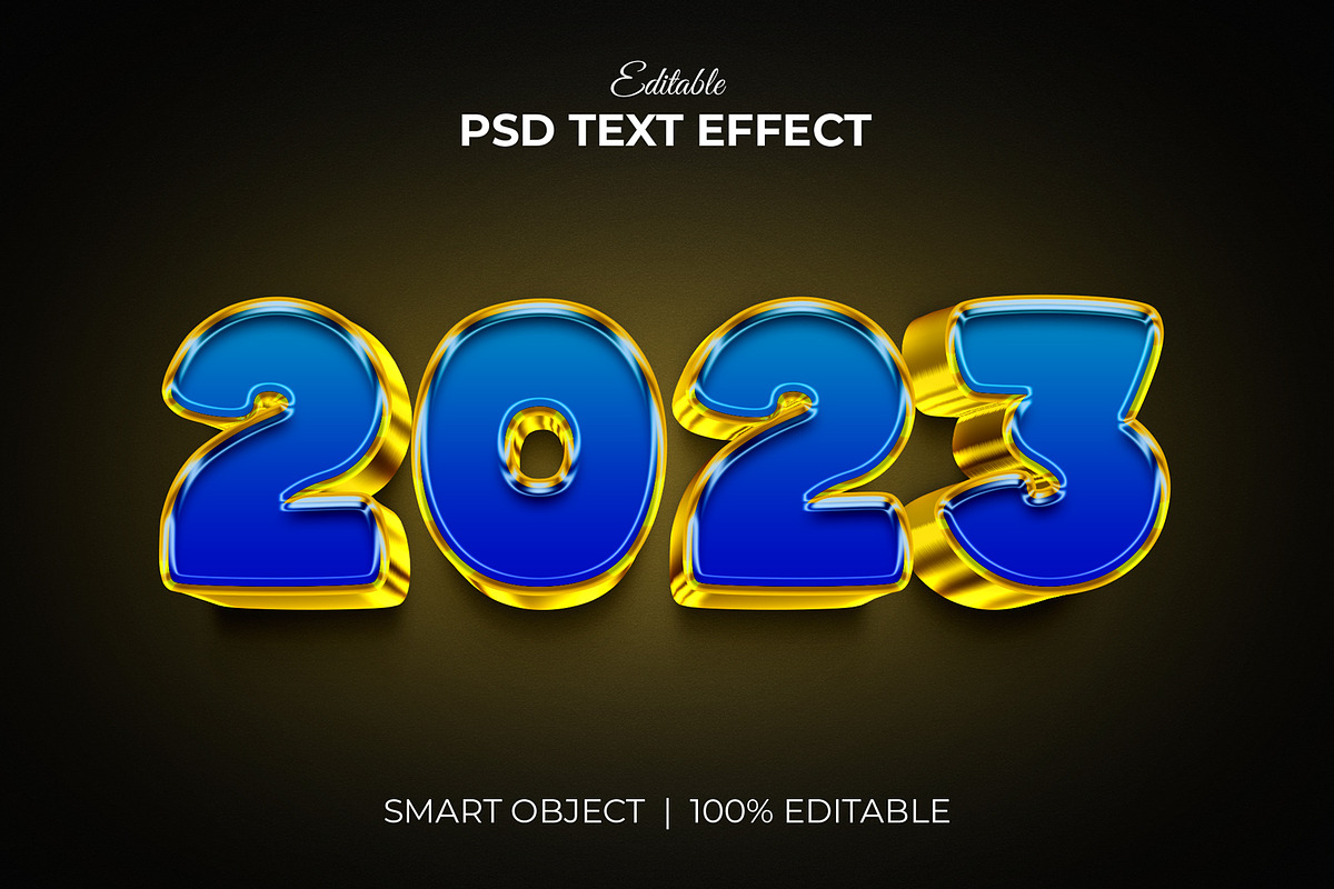 2023 Luxury 3d Layer Style V-2, a Layer Style Add-On by Mondols Graphic