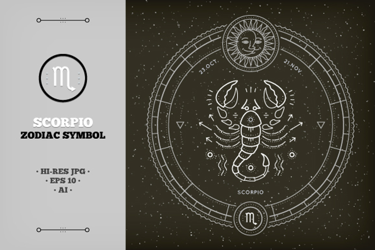 ♏ Scorpio Zodiac Symbol, an Object Graphic by painterr (Photo 1 of 2)