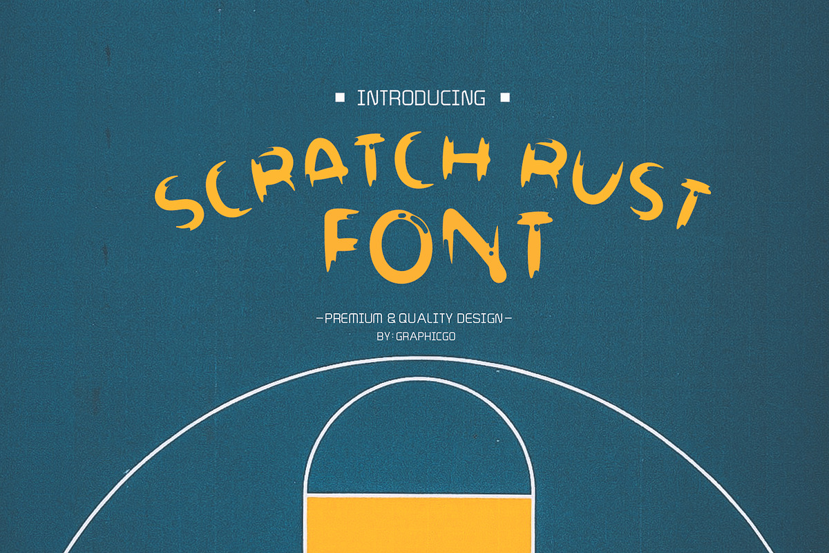 Scratch Rust Font