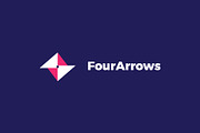 FourArrows logo, a Branding & Logo Template by MuzaInspires (Thumbnail 2 of 4)