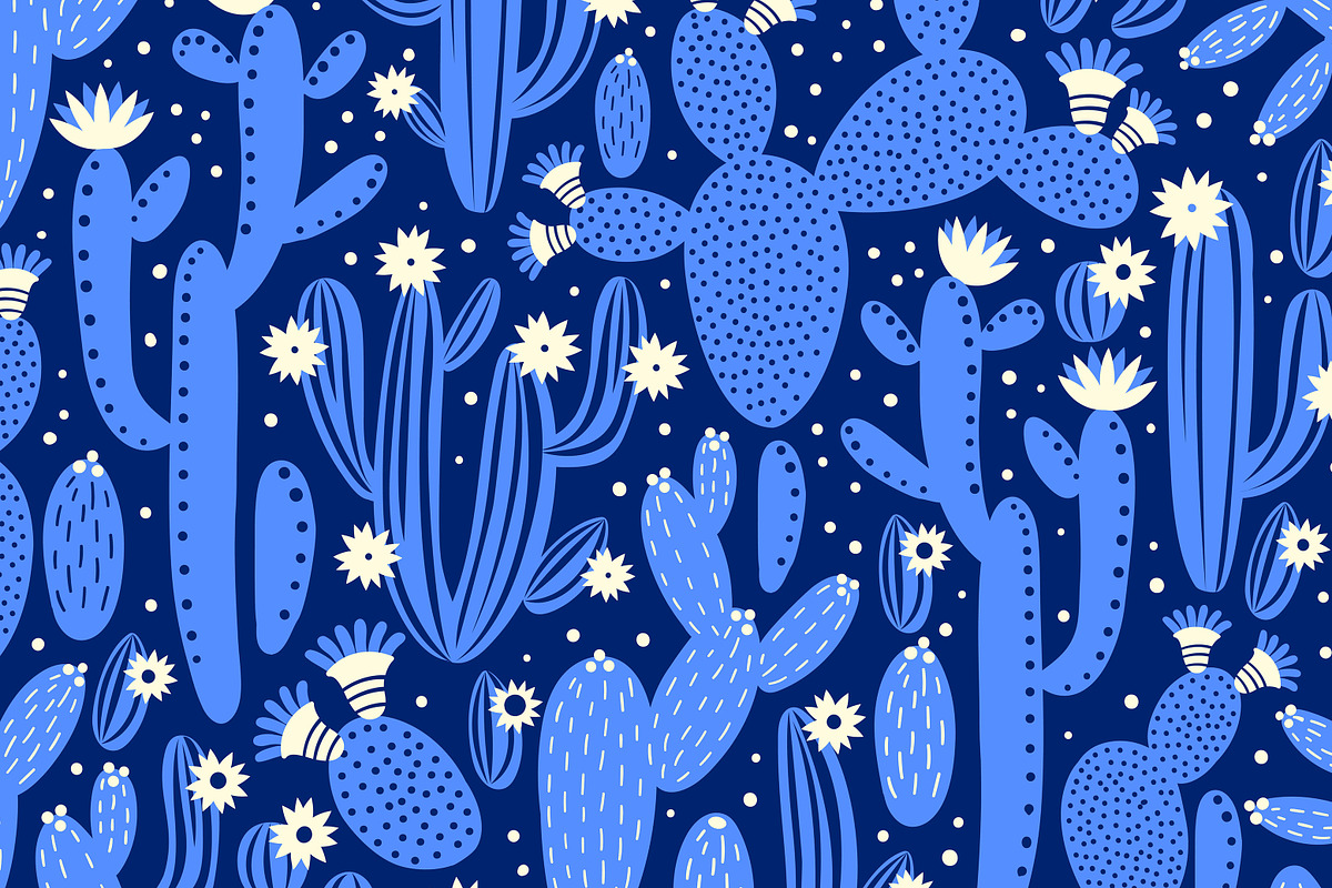 Cacti, a Pattern Graphic by Mona Monash (Photo 1 of 7)