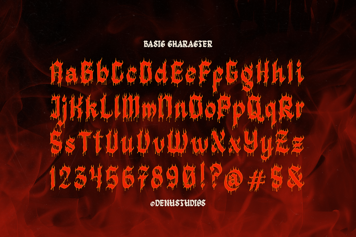 Madrock | Display Blackletter, a Blackletter Font by Denustudios (Photo 10 of 12)