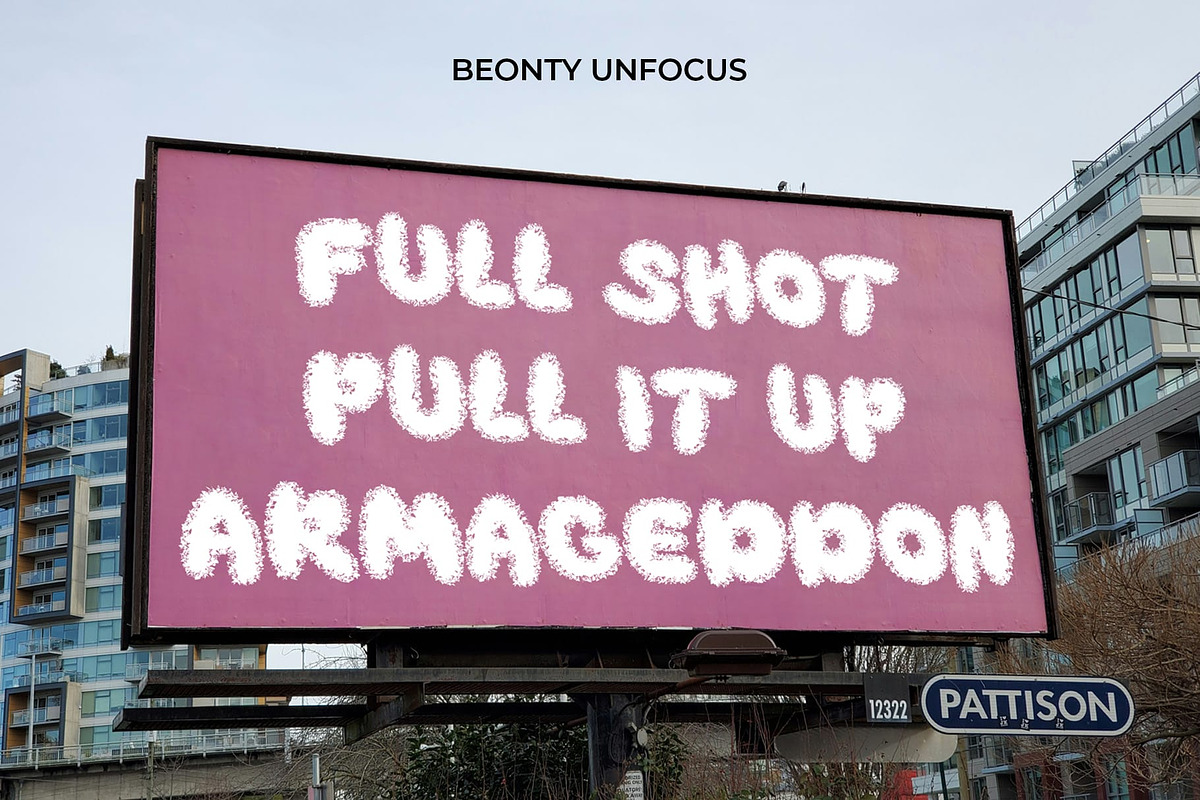 Beonty Unfocus, a Sans Serif Font by Craft Supply Co. (Photo 6 of 8)