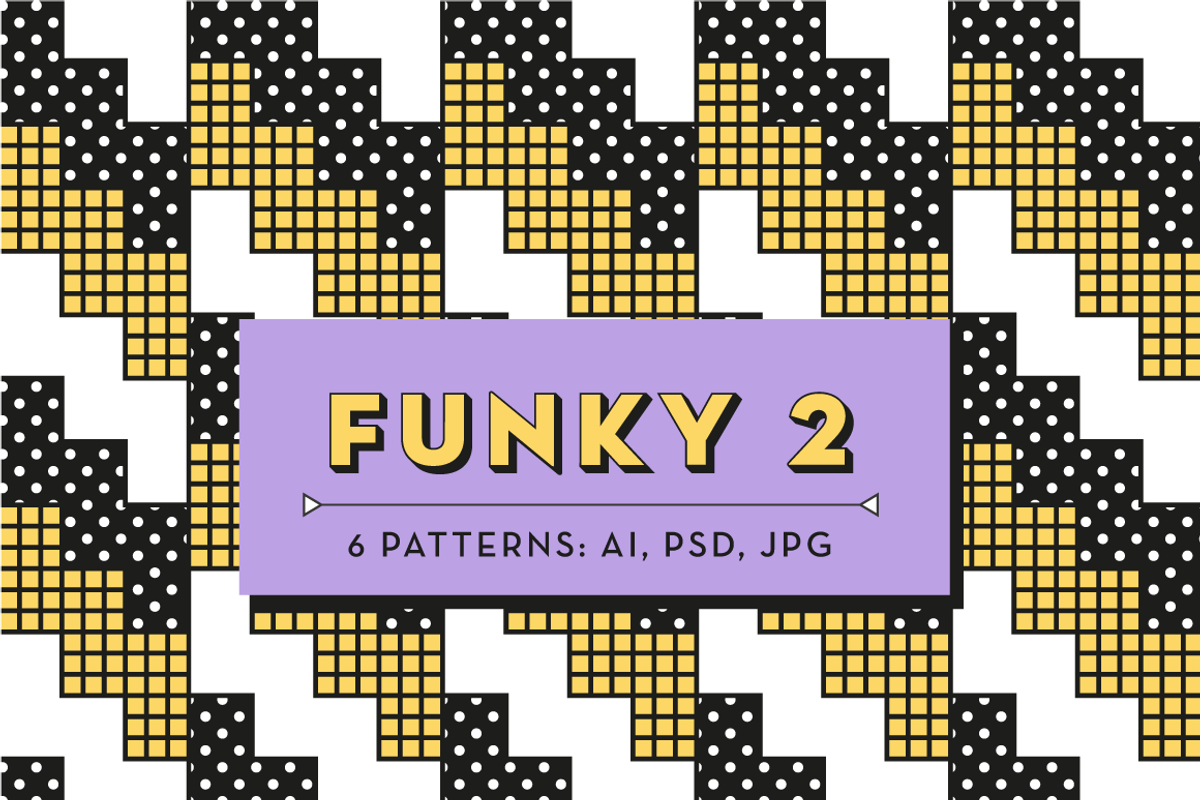 Funky Patterns 2, a Pattern Graphic by kloroform