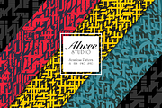 Urban Motion – Abstract Pattern Set, a Pattern Graphic by Alwee Studio (Thumbnail 1 of 9)