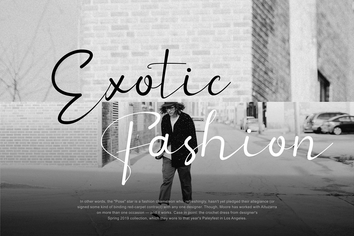 The Folk - Signature Font, a Script Font by Idea Studio (Photo 2 of 11)