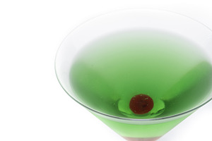 Japanese slipper cocktail isolated on white background, a Food & Drink Photo by etorres69