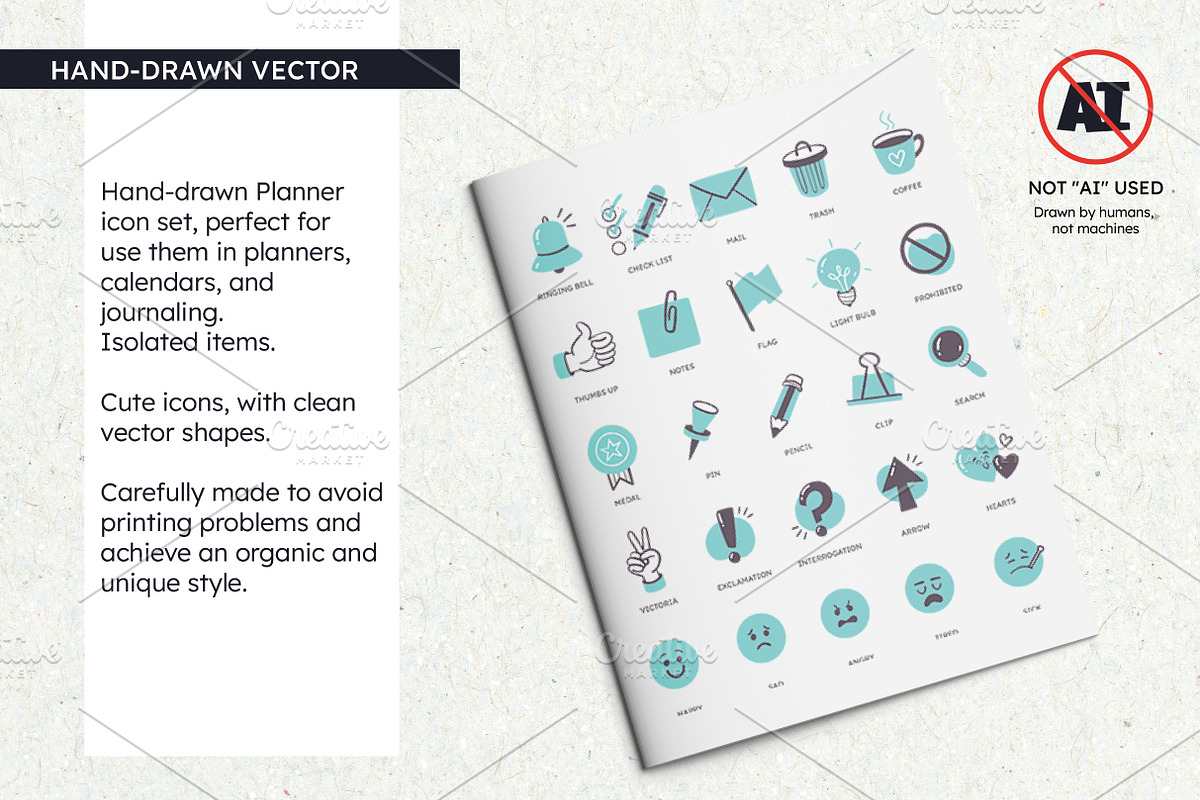 Colorful Planner Icon Set, a Duotone Icon by insemar (Photo 2 of 5)