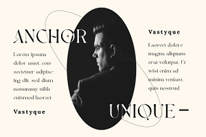 Vastyque - Modern Ligatures Serif