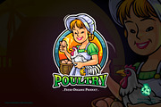 Lady Farmers logo, a Branding & Logo Template by Kongstones_std (Thumbnail 1 of 5)