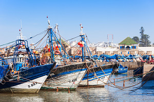 Fishing boats, Essaouira, a Photo by saiko3p