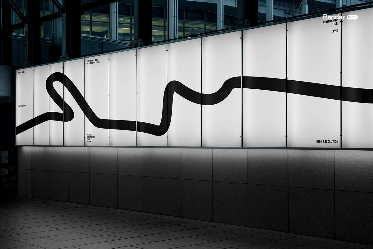 Digital Screen Advertising Mockup, an Advertising Mockup by Renderteam (Photo 5 of 12)