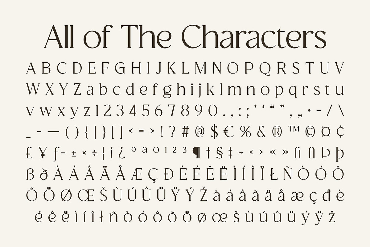 CS Granvile – Elegant Serif Font, a Serif Font by Craft Supply Co. (Photo 8 of 8)