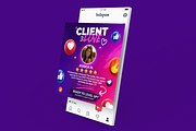Customer feedback social media posts, a Social Media Template by microtasker (Thumbnail 2 of 2)