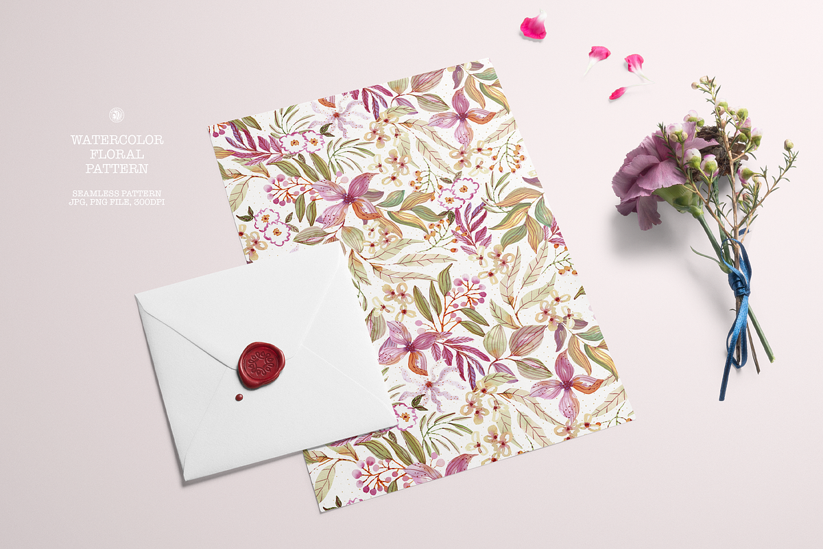 Early Autumn Floral Pattern, a Pattern Graphic by Webvilla Studio (Photo 5 of 7)