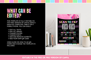 Pastel Neon Scan to Pay Sign, a Poster Template by SunshineStudioBoutique (Thumbnail 4 of 11)