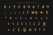 Kosegry – A Bold Blackletter Font, a Blackletter Font by Randi Irvan | Rvandtype (Thumbnail 12 of 13)