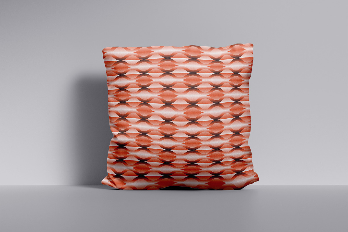 Orange Geometric Gradient Pattern, a Pattern Graphic by Neermana (Photo 4 of 5)