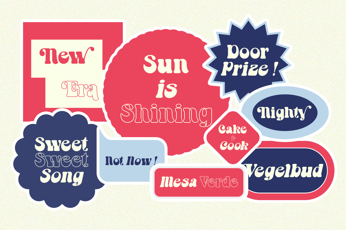 Gobites - Groovy Retro Font, a Serif Font by Font Liner (Photo 9 of 13)