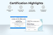 Blue Certificate Appreciation Canva, a Card Template by Snapybiz (Thumbnail 6 of 10)