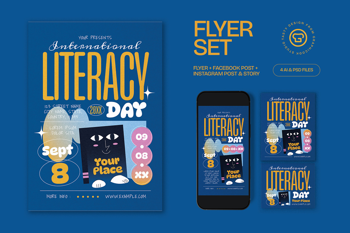 International Literacy Day Flyer