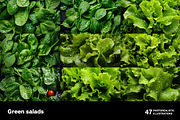Green Salads. 47 images, a Food & Drink Photo by Handmadefont (Thumbnail 4 of 12)