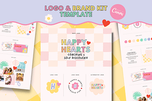 Colorful logo + Canva Branding Kit