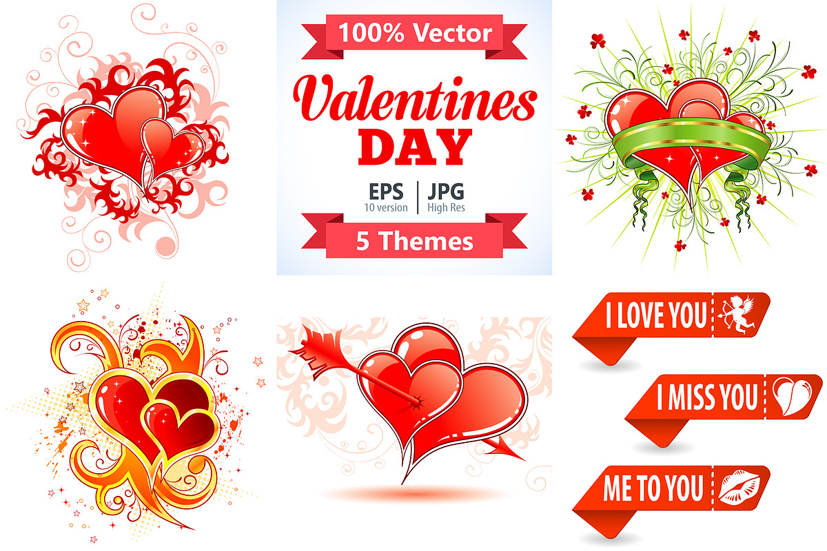 Happy Valentines Day, a Decorative Illustration by TAlex (Photo 1 of 6)