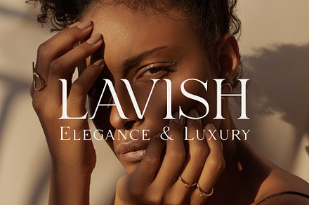 Lavish - Elegant Typeface (Updated!), a Serif Font by HipFonts