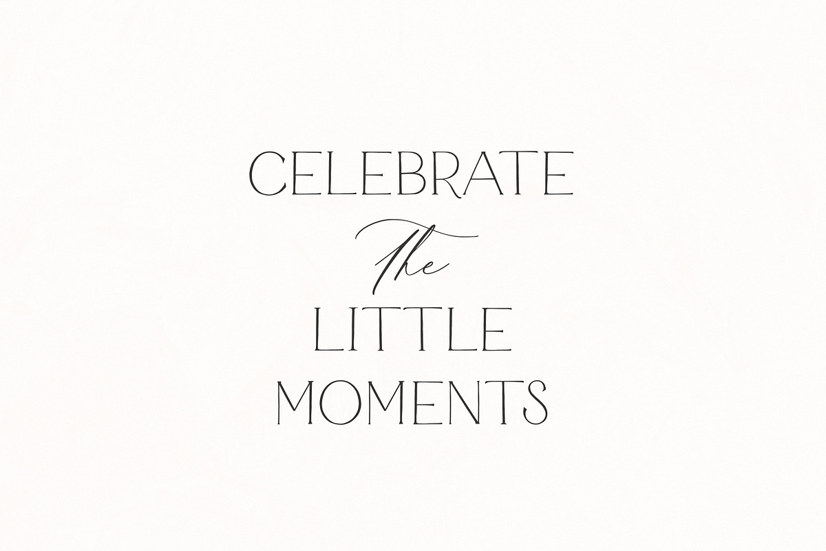 Rosemarie Dainty Serif, a Serif Font by Rachel Kick (Photo 9 of 12)