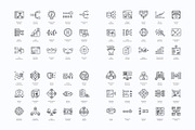 SaaS Dashboard Icons, an Outline Icon by vexper (Thumbnail 9 of 10)