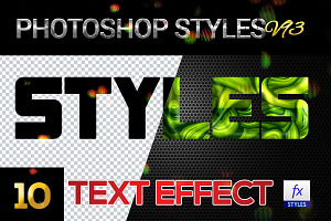 10 Creative Photoshop Styles V93