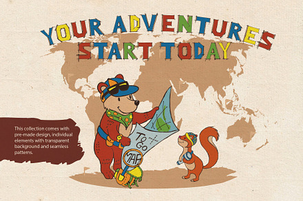 The Adventurous Bear / The Traveller