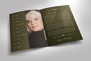 Funeral Program 05 Vintage Green, a Brochure Template by SeraphimChris (Thumbnail 2 of 8)