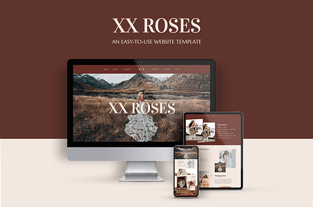 WEBSITE TEMPLATE— XX ROSES
