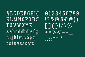 Packers Print Typeface