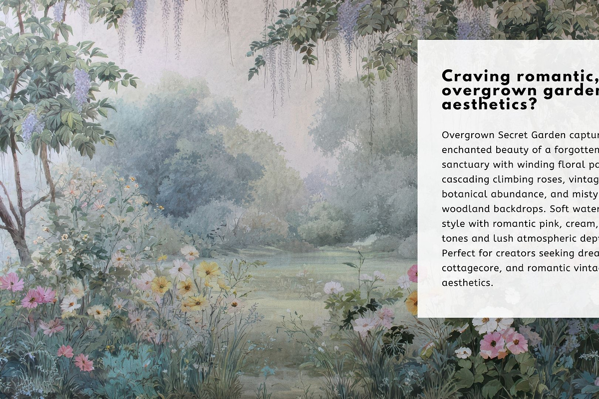 30+ Overgrown Secret Garden Bundle, a Decorative Illustration by Virgo Studio (Photo 2 of 6)