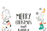 Christmas Houses and Elements, a Seasonal Illustration by Maria Starus (Thumbnail 3 of 3)